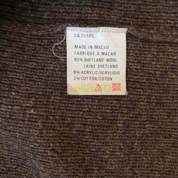 Vintage Women's Floral Embroidered Sweater wool - Picture 5 of 6